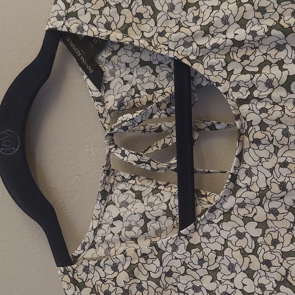 BANANA REPUBLIC FACTORY Floral Open Back A-Line Dress - Picture 6 of 12